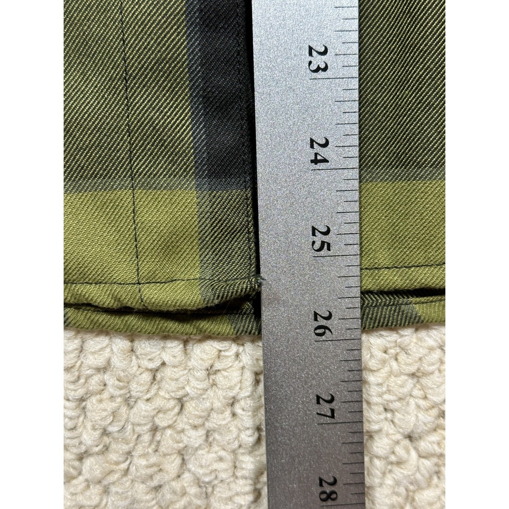 Dixxon Flannel Womens M Green Plaid Black Rifle Coffee Co Long Sleeve Shirt - Picture 6 of 14